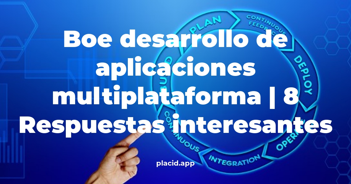 boe desarrollo de aplicaciones multiplataforma