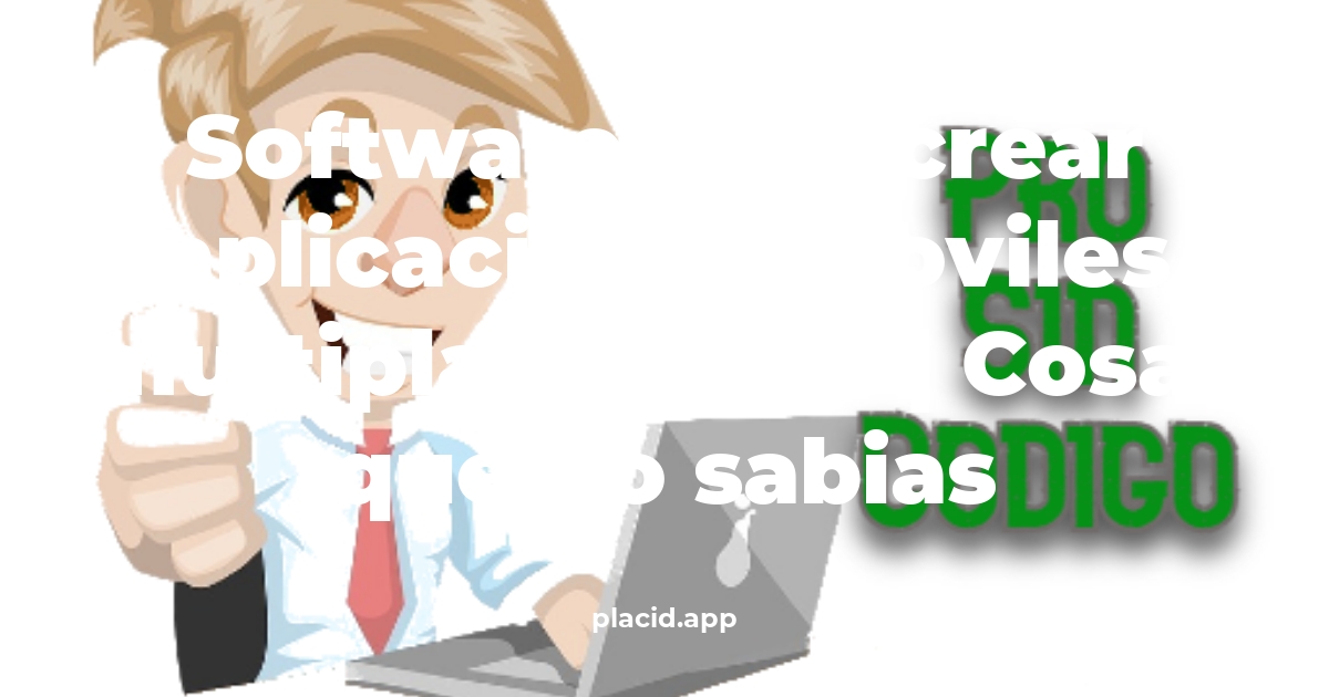 desarrollo de aplicaciones multiplataforma que es