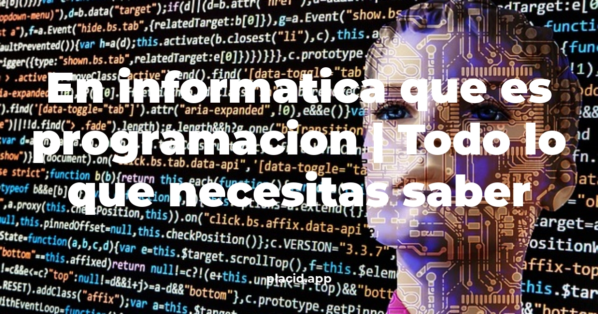 en informatica que es programacion