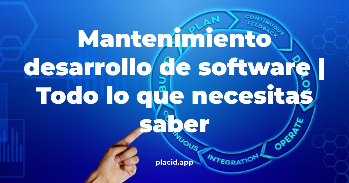 mantenimiento desarrollo de software