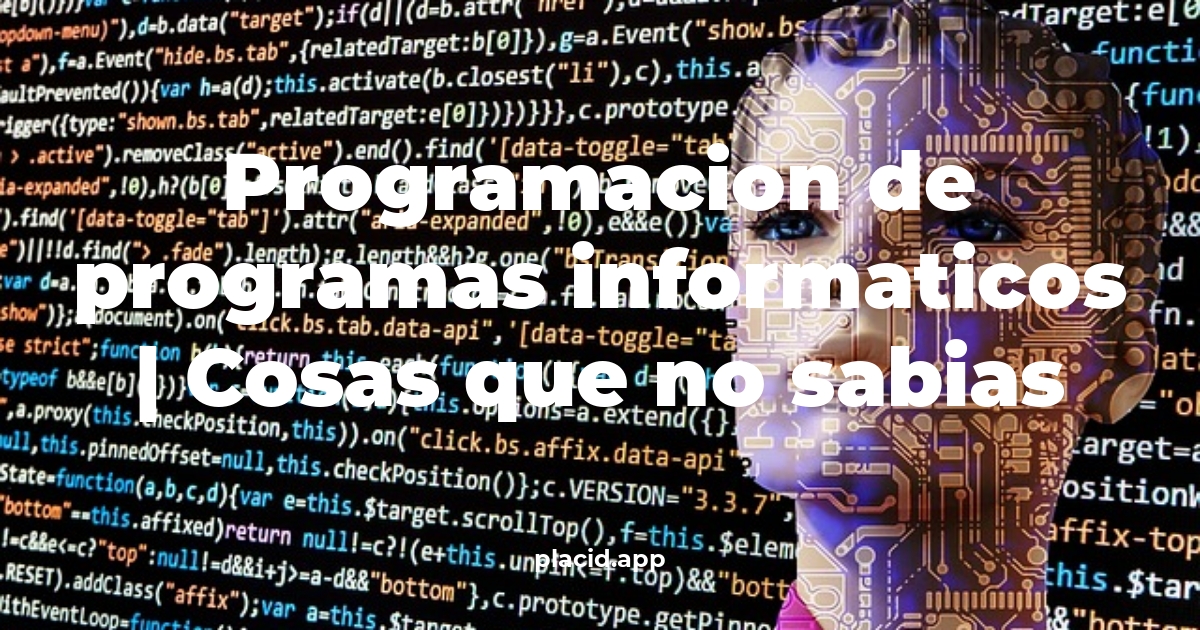 programacion de programas informaticos