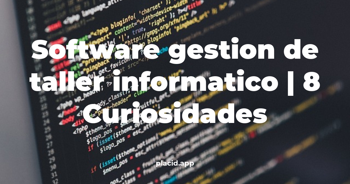software gestion de taller informatico