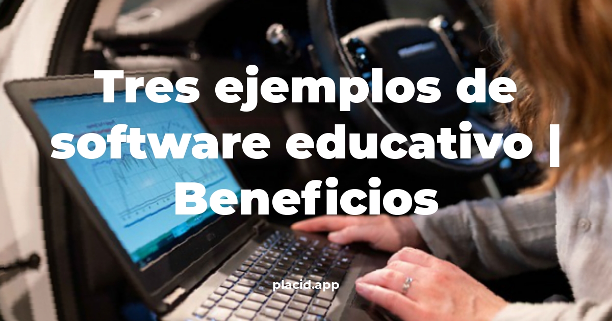 tres ejemplos de software educativo