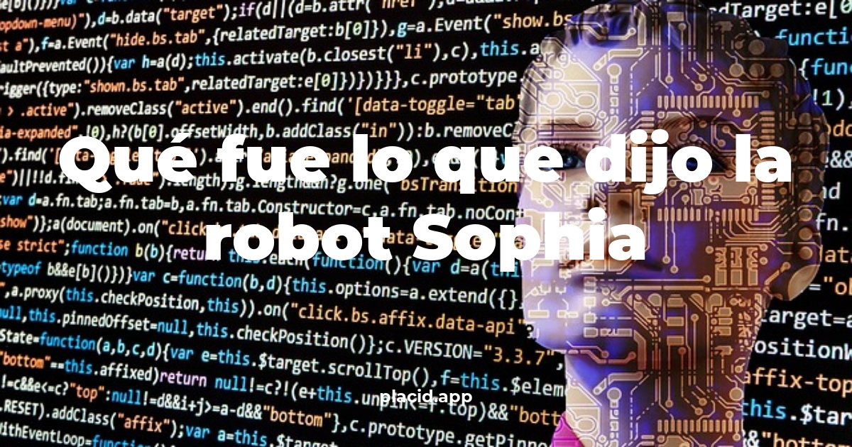 Qué fue lo que dijo la robot sophia | 8 Curiosidades