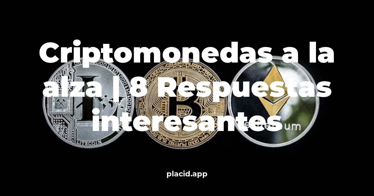 criptomonedas a la alza