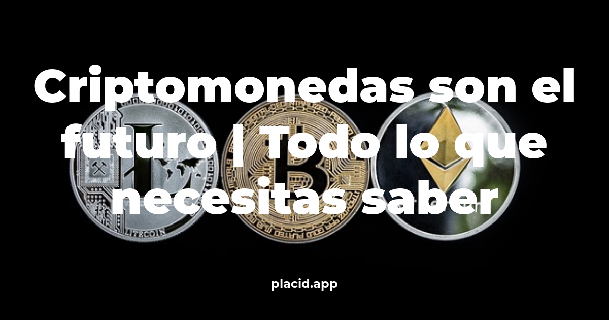 criptomonedas son el futuro