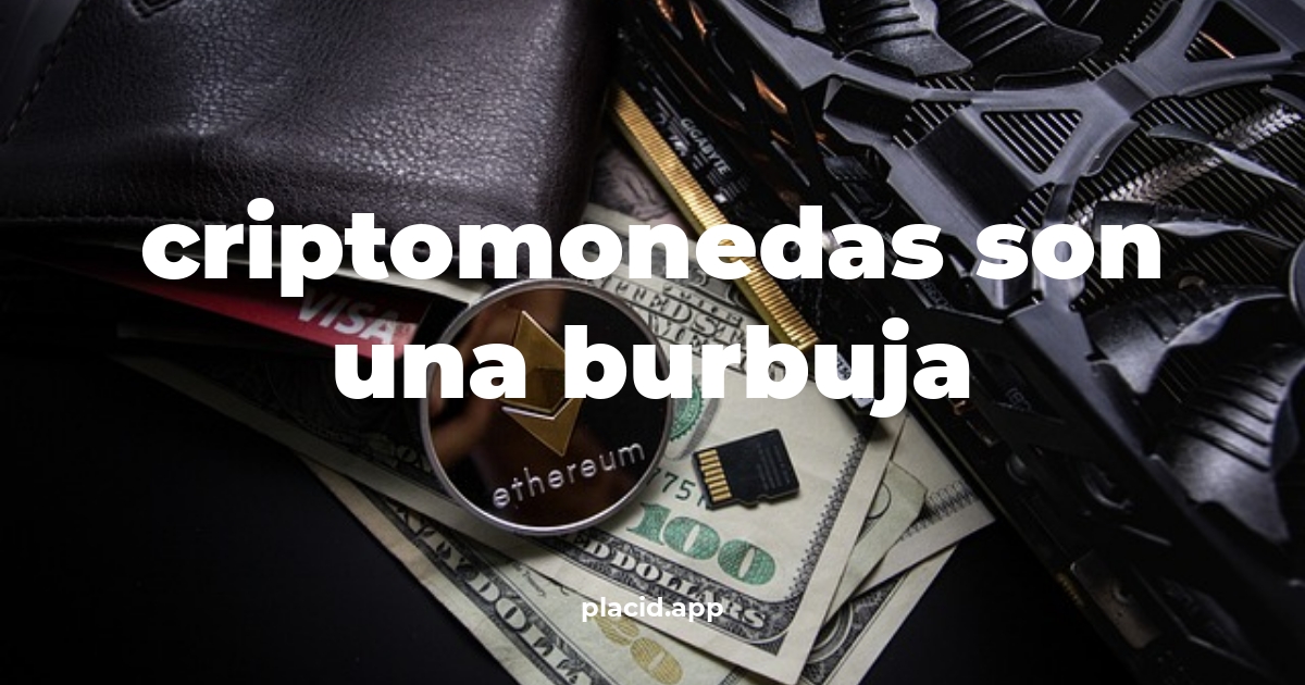 Criptomonedas son una burbuja | Cosas que no sabias