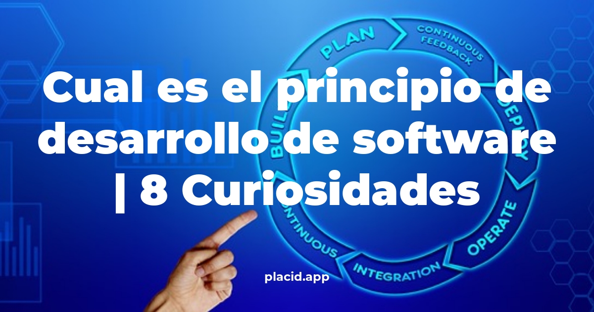 cual es el principio de desarrollo de software