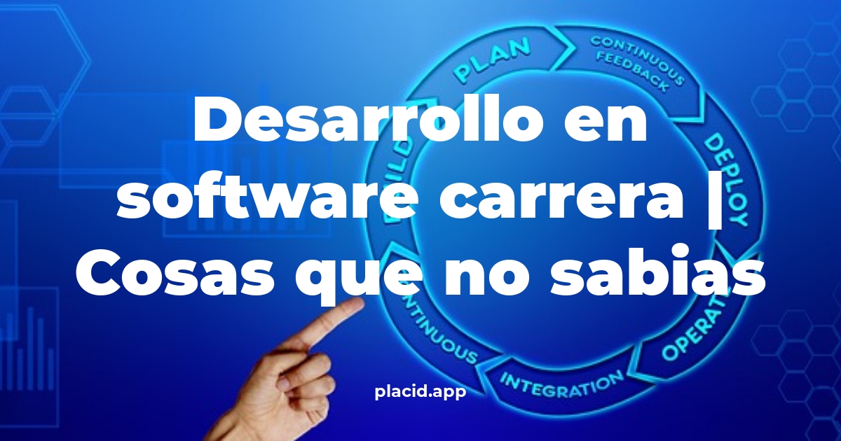 desarrollo en software carrera