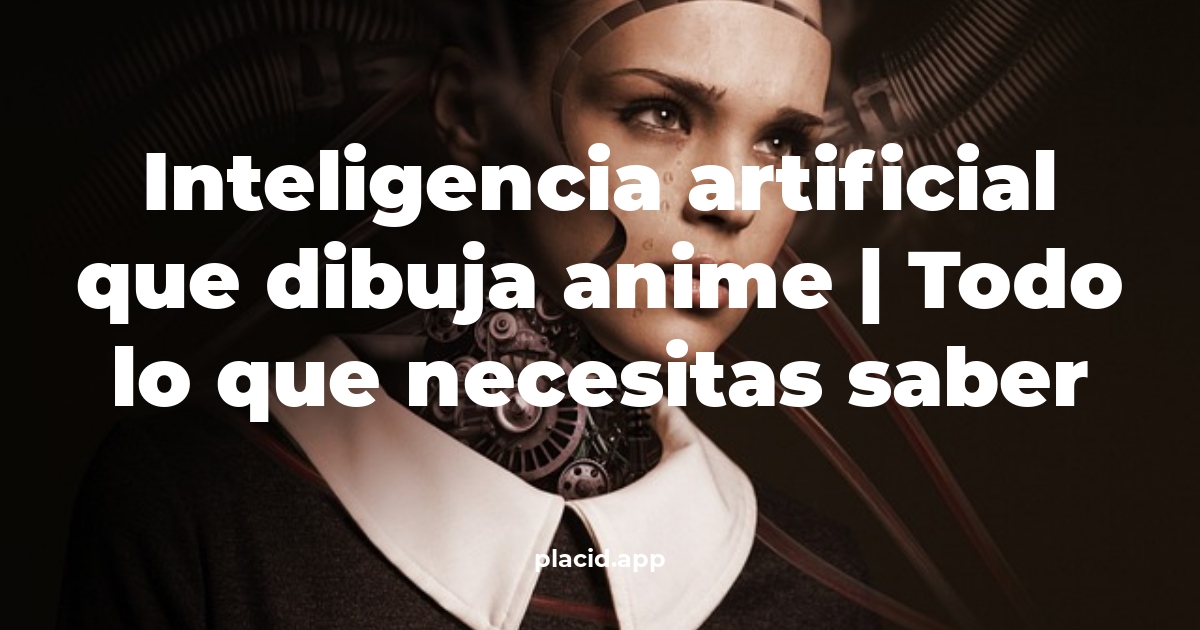 inteligencia artificial que dibuja anime