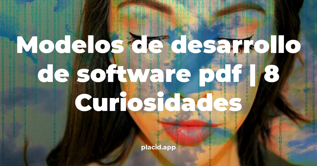 modelos de desarrollo de software pdf