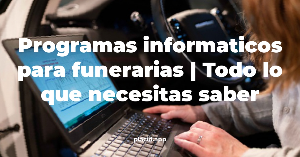 programas informaticos para funerarias