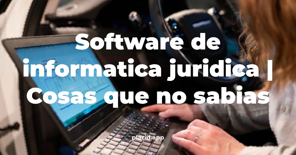 software de informatica juridica