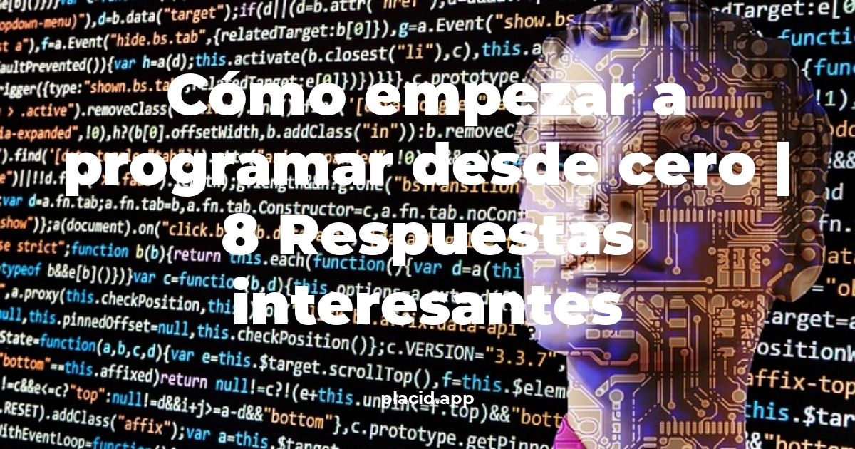 Cómo empezar a programar desde cero