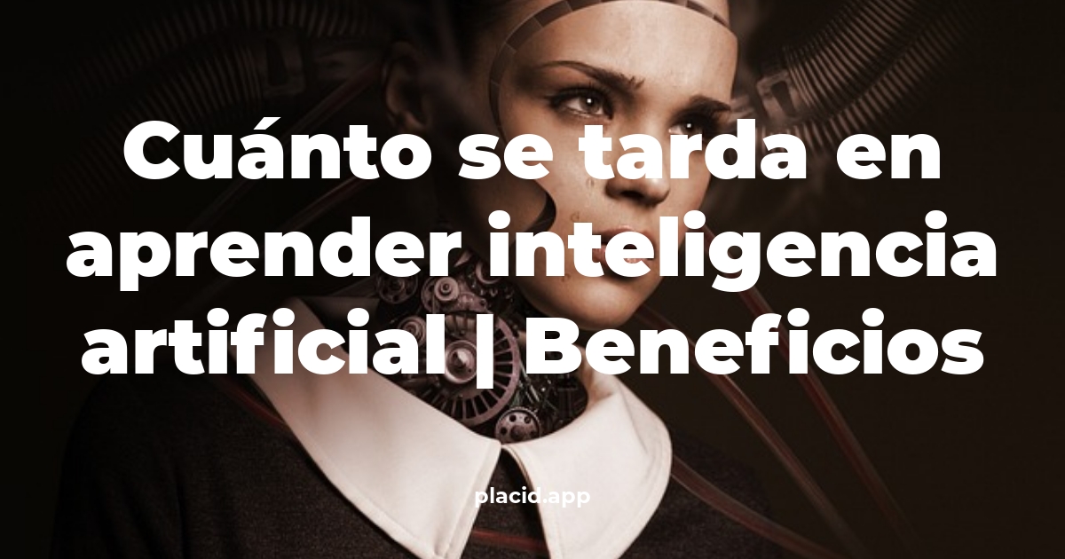 Cuánto se tarda en aprender Inteligencia Artificial