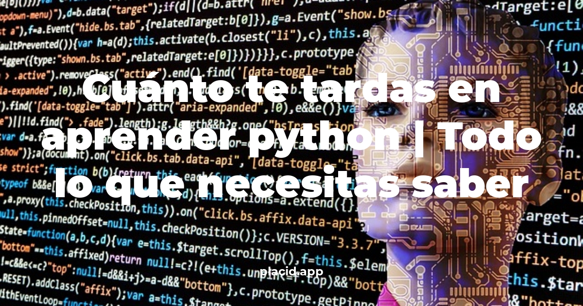 Cuánto te tardas en aprender Python