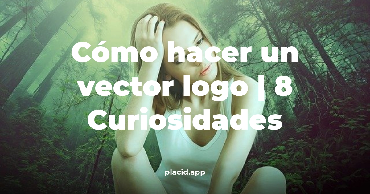 Cómo hacer un vector logo