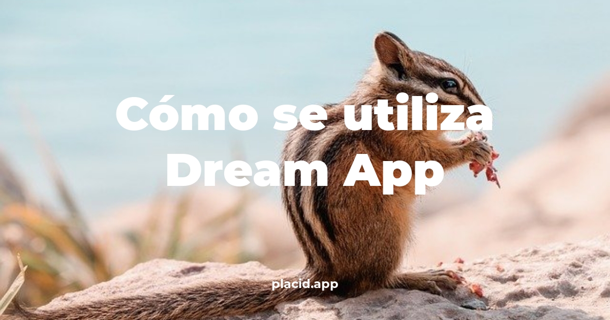Cómo se utiliza dream app | Cosas que no sabias