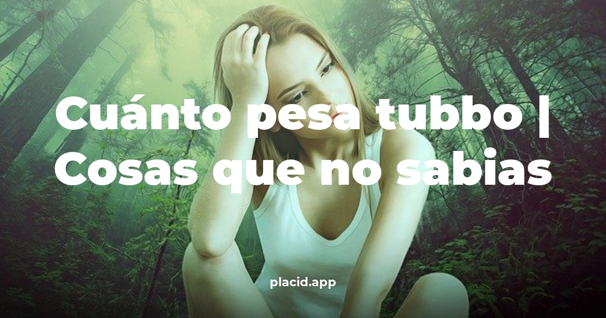Cuánto pesa Tubbo