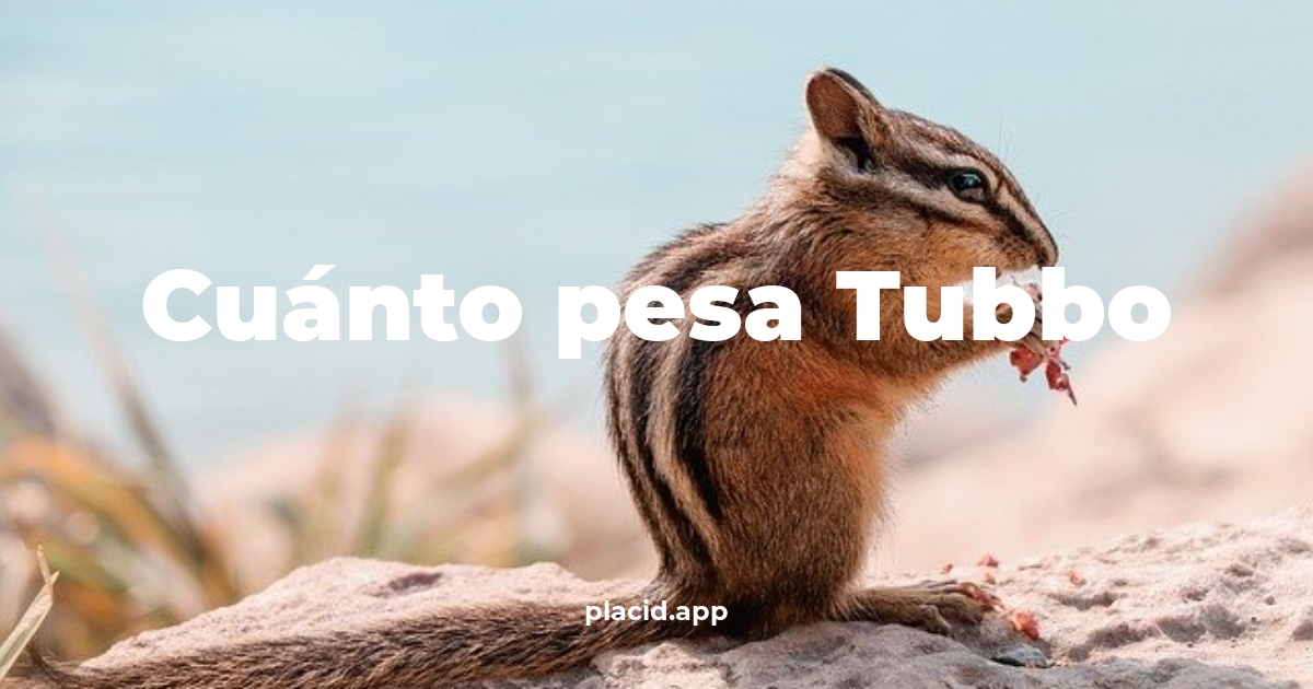 Cuánto pesa tubbo | Cosas que no sabias
