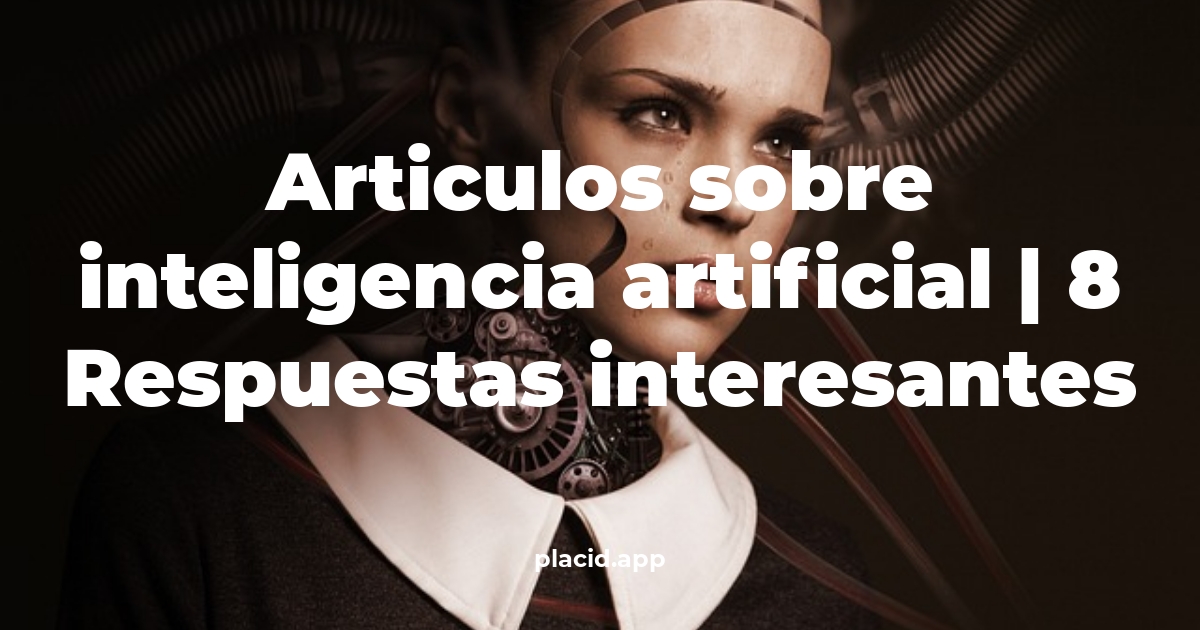 articulos sobre inteligencia artificial