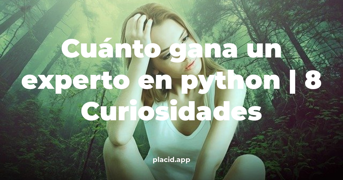 Cuánto gana un experto en Python