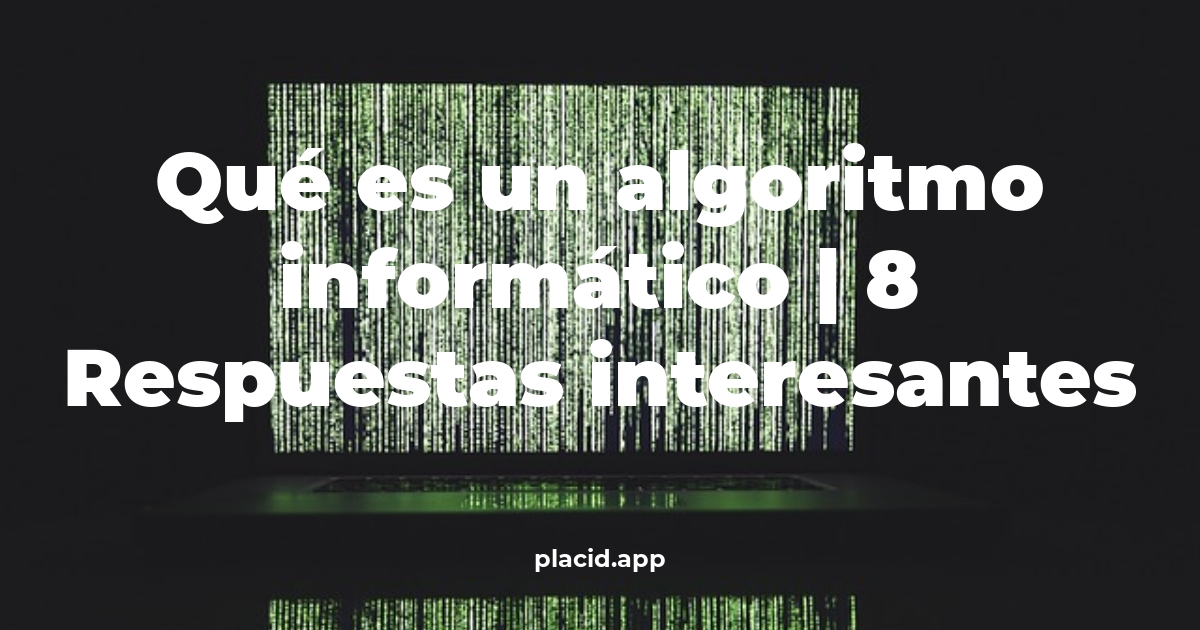 Qué es un algoritmo informático