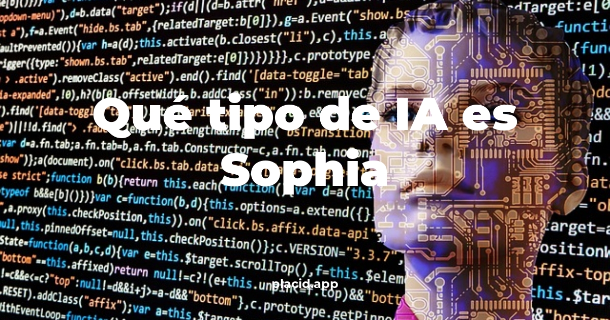 Qué tipo de ia es sophia | Cosas que no sabias