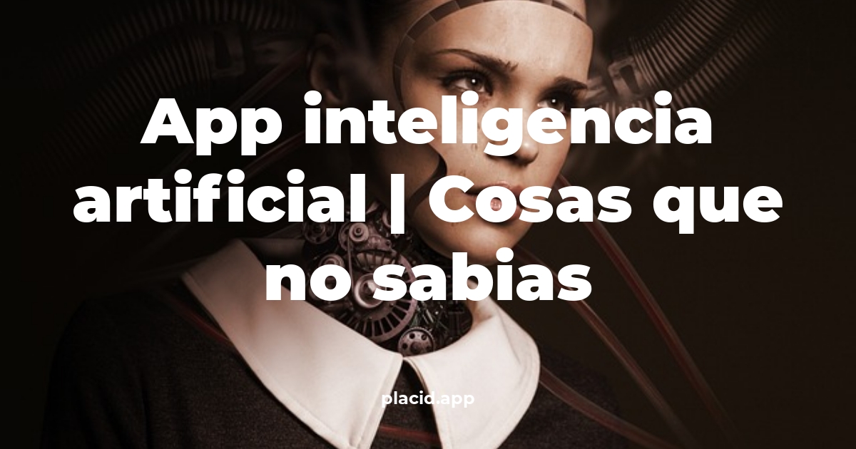app inteligencia artificial