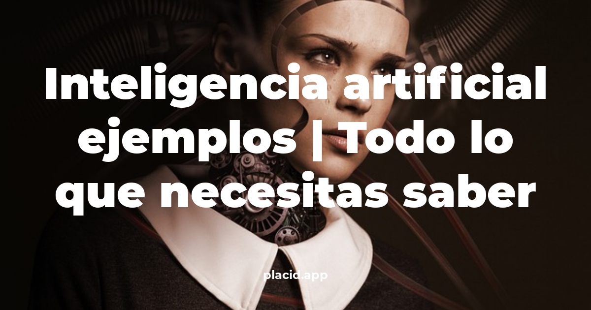 inteligencia artificial ejemplos